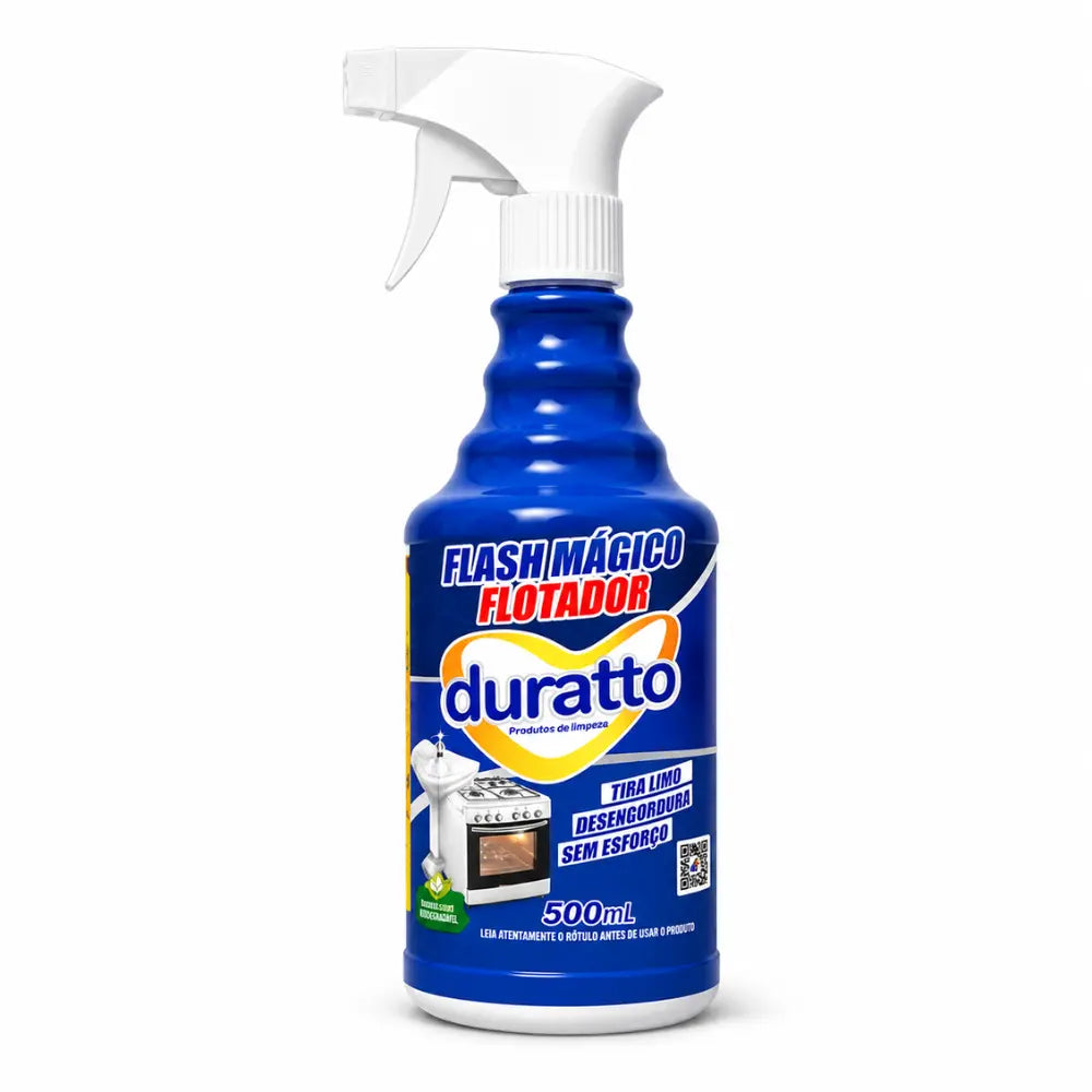 Limpa Tudo Flash Mágico Flotador Duratto 500ml Desengordurante Multiuso