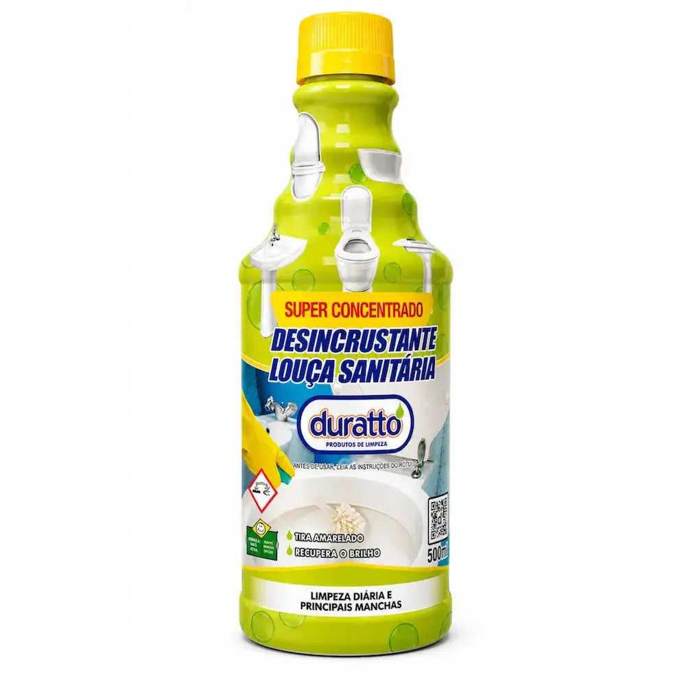 Desincrustante Louça Sanitária Duratto 500ml Removedor de Manchas e Calcário