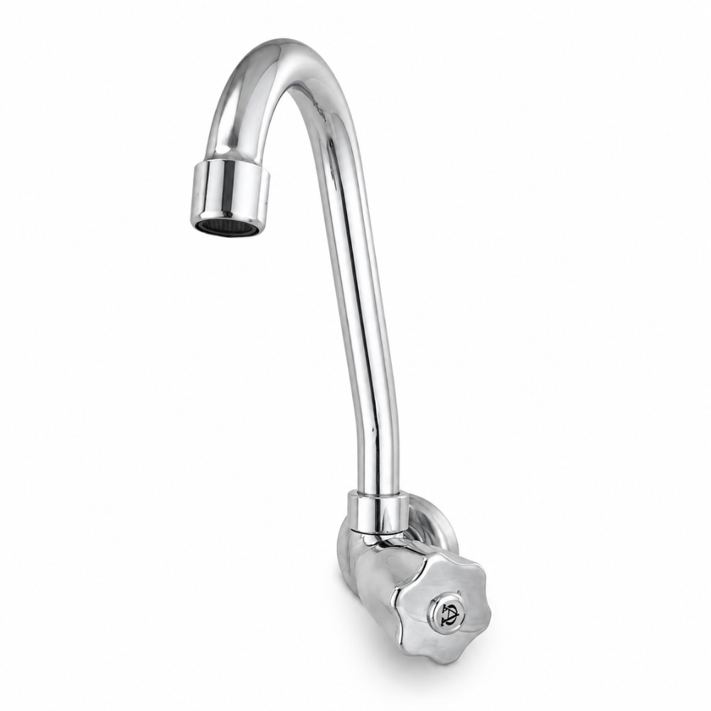 Torneira Bica Móvel de Parede 5/8 Alfa com Volante ABS C50 Cód. 1163