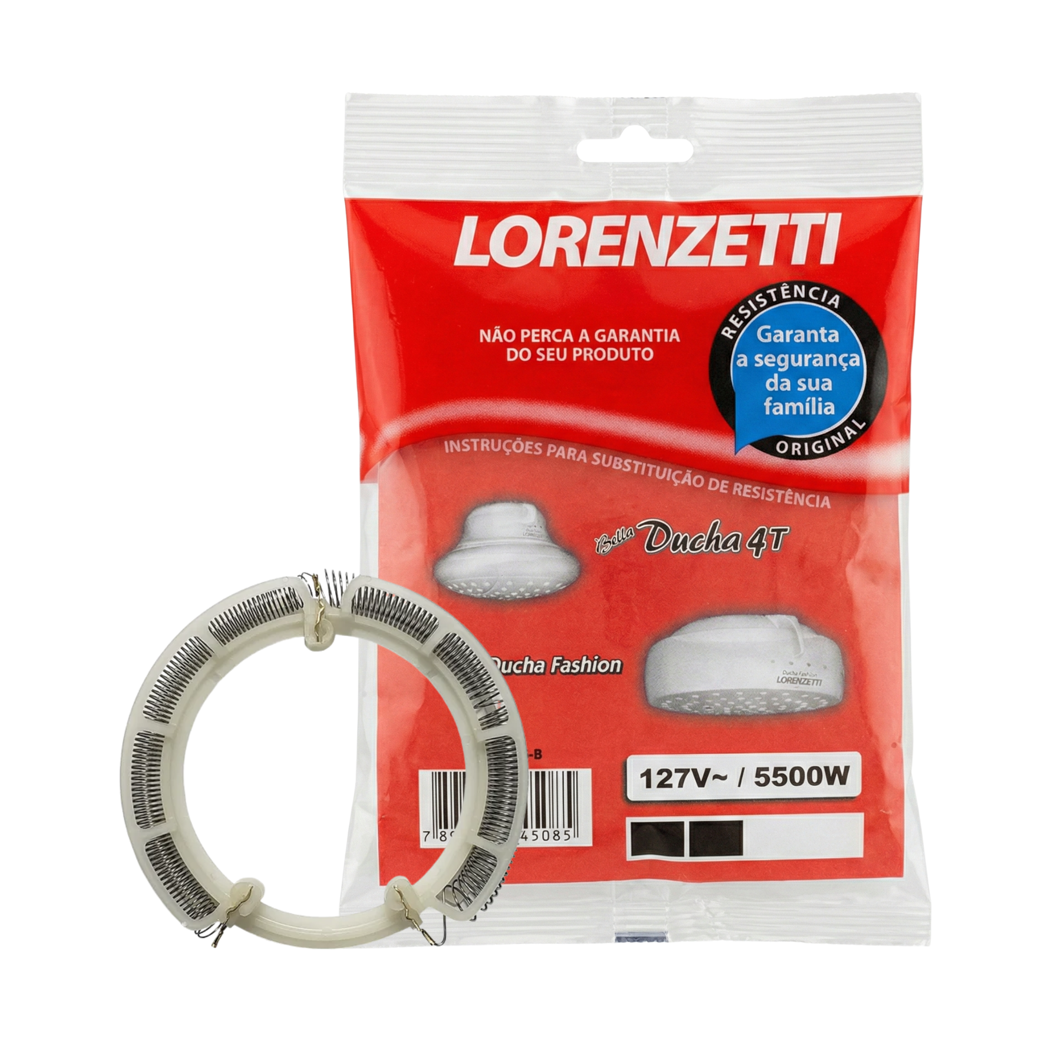 Resistência Original Lorenzetti Ref. 3056 - Para Bella Ducha 4T, Ducha Fashion e Caliente