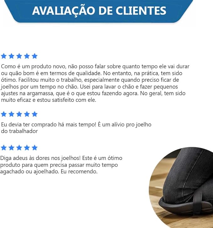 Joelheira Multiuso Profissional Cortag – Proteção para Assentamento, Construção e Manutenção