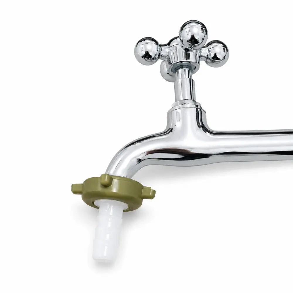 Torneira Reta para Pia Alfa 18cm com Bico para Mangueira Volante ABS C33 Cód. 1160