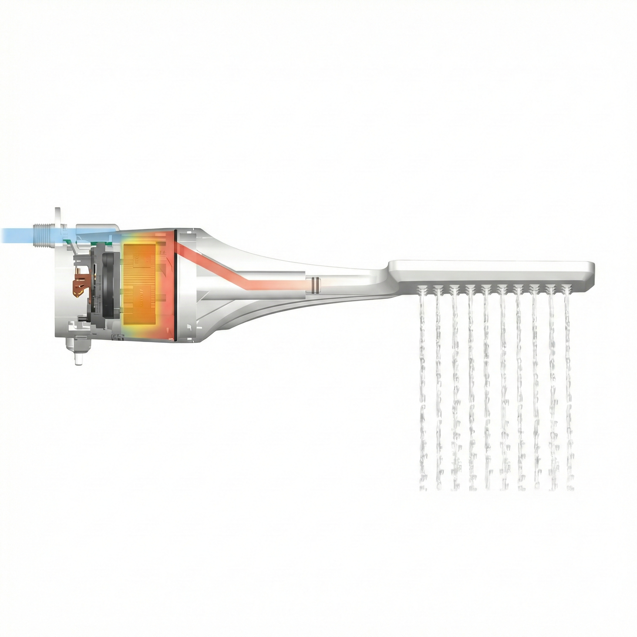 Ducha Lorenzetti Loren Shower Eletrônica - Controle Gradual de Temperatura