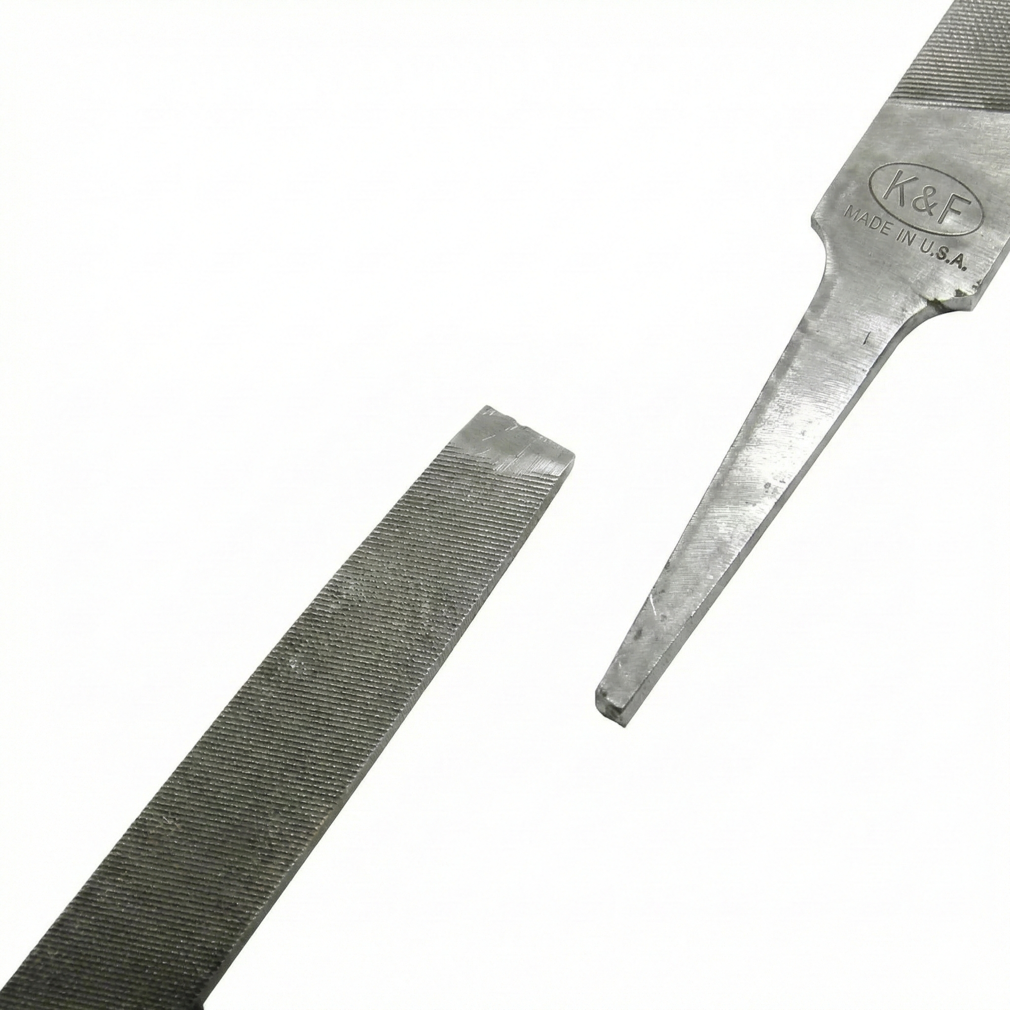 Lima Enxada 8" K&F Sem Cabo Aço Carbono Corte Simples Afiar Facão Foice - Ref 08992