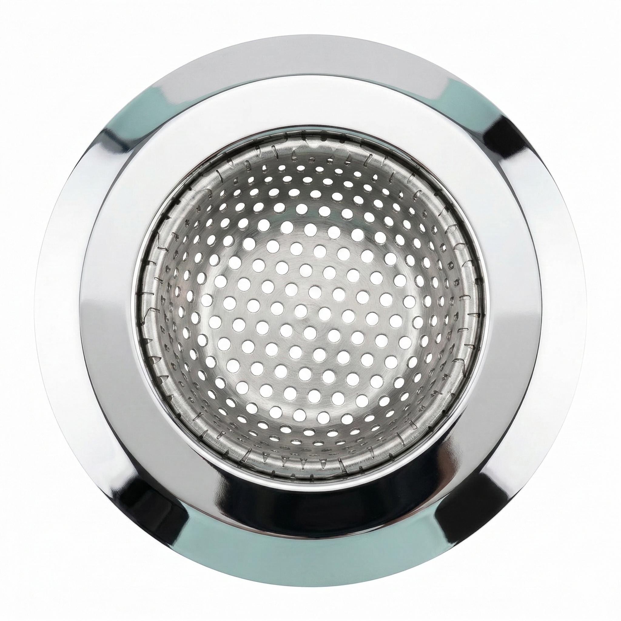 Ralo de Pia Olifer em Aço Inox 9 cm - Filtro Coletor de Resíduos Anti-Entupimento