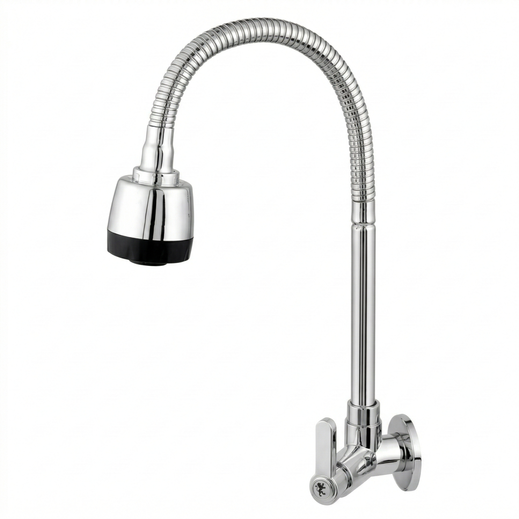 Torneira para Cozinha Bica Móvel Flexível Gourmet 1/4 de Volta Cromada - Leão Metais