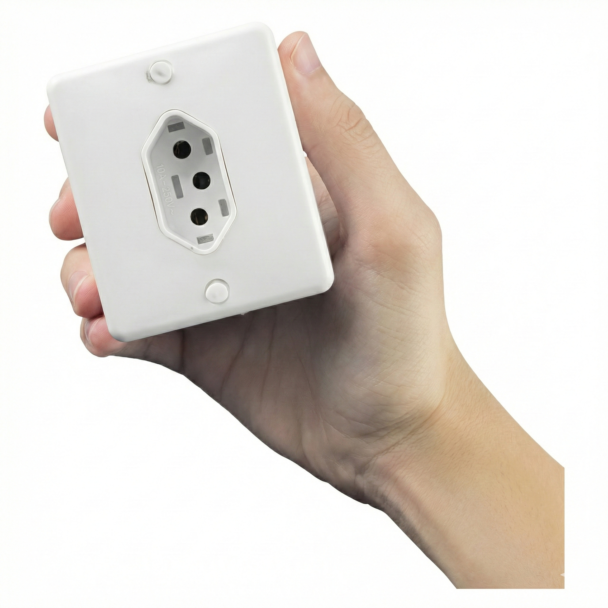Tomada de Sobrepor Ilumi Sistema X 20A 250V - Instalação Externa (Kits: 1, 4 ou 8 Unidades)