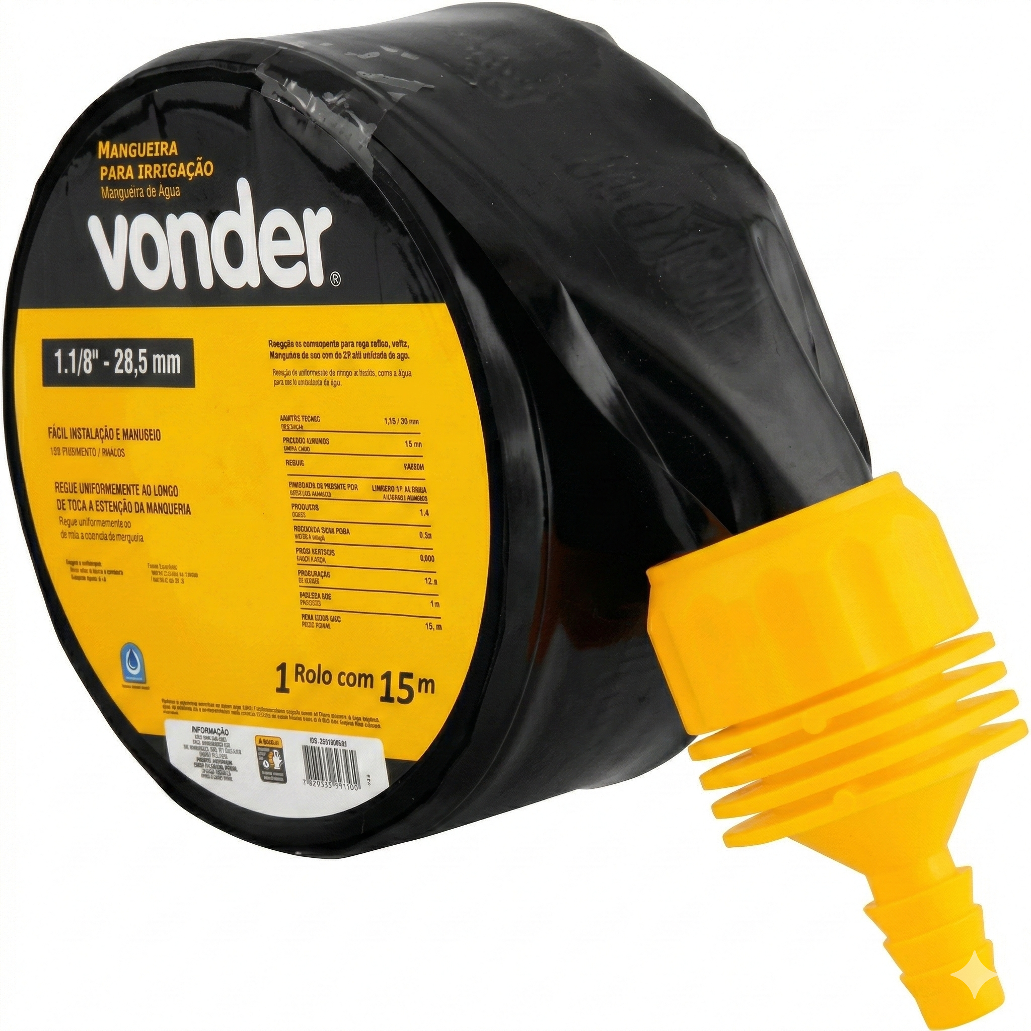 Mangueira para Irrigação Microperfurada de Santopreno 15 Metros - Vonder