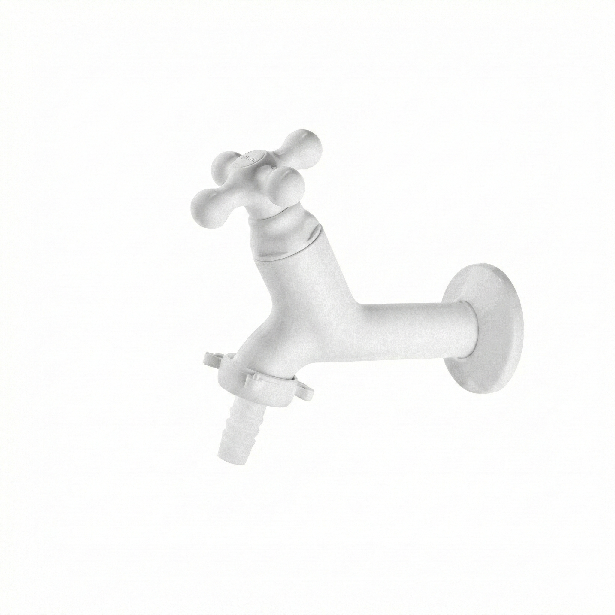 Torneira de Parede para Tanque e Jardim Maruja 10cm com Bico para Mangueira Víqua