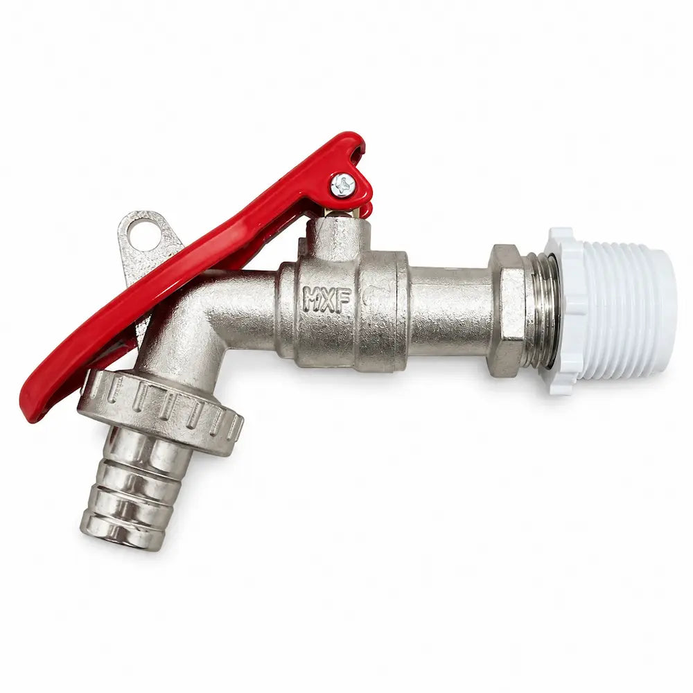 Torneira Jardim Esfera 1/2 Alfa Metálica com Trava para Cadeado Cod. 1327