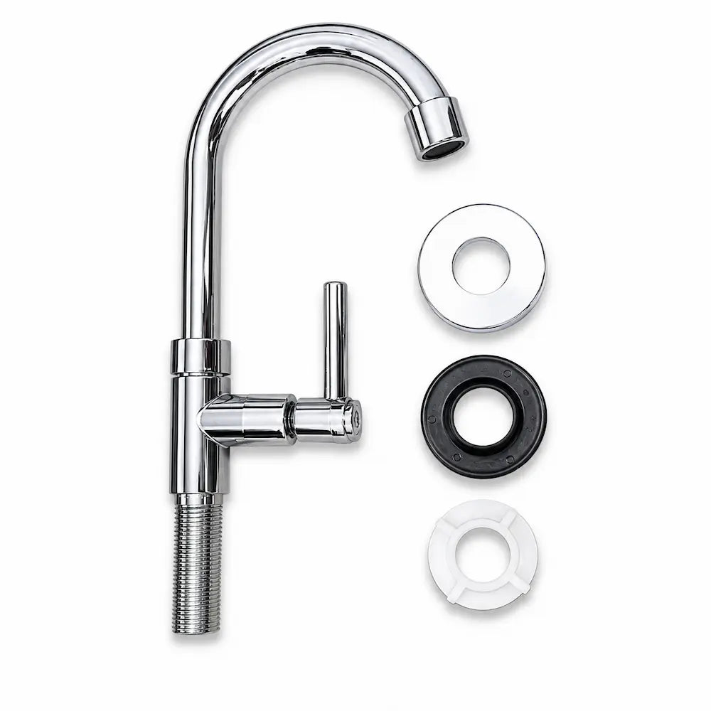 Torneira Bica Móvel para Lavatório Alfa 1/4 de Volta ABS 5/8 C61 Cód. 1195