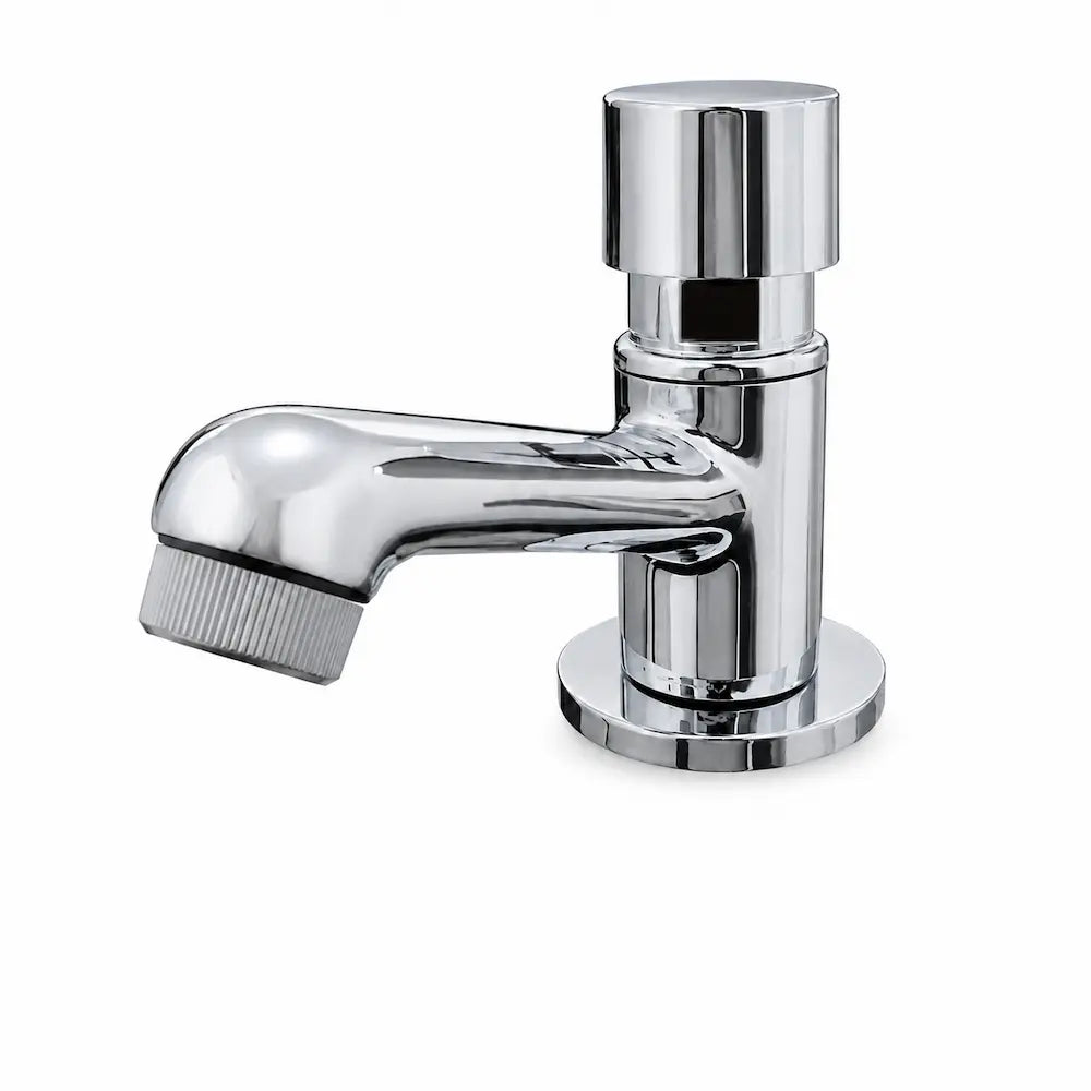 Torneira Automática Baixa para Lavatório Alfa de Mesa Cromada Cód. 1198
