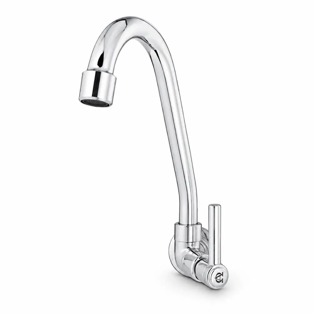 Torneira Bica Móvel de Parede 5/8 1/4 de Volta C61 com Volante ABS 1163 Alfa