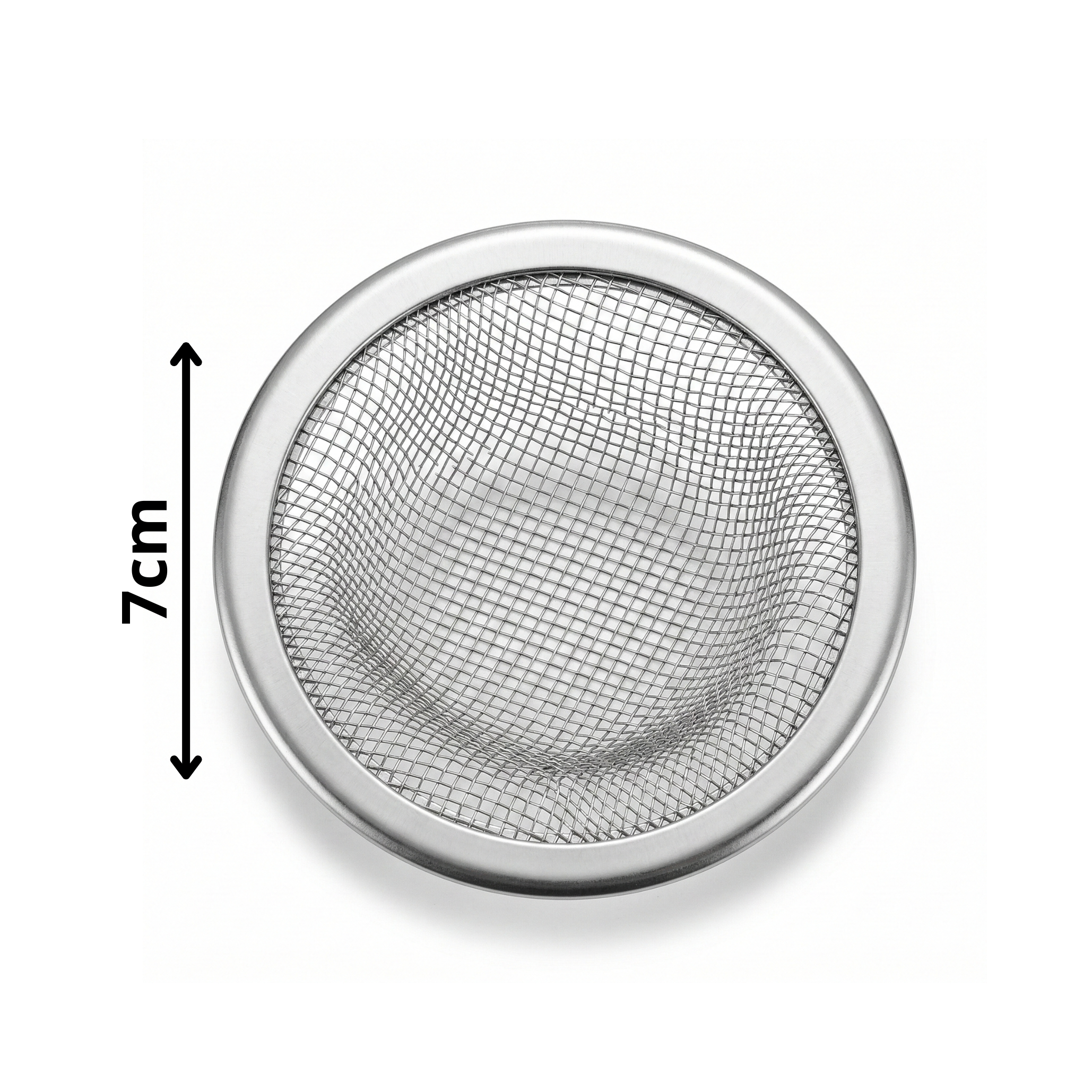 Ralo de Pia Olifer em Aço Inox 9 cm - Filtro Coletor de Resíduos Anti-Entupimento