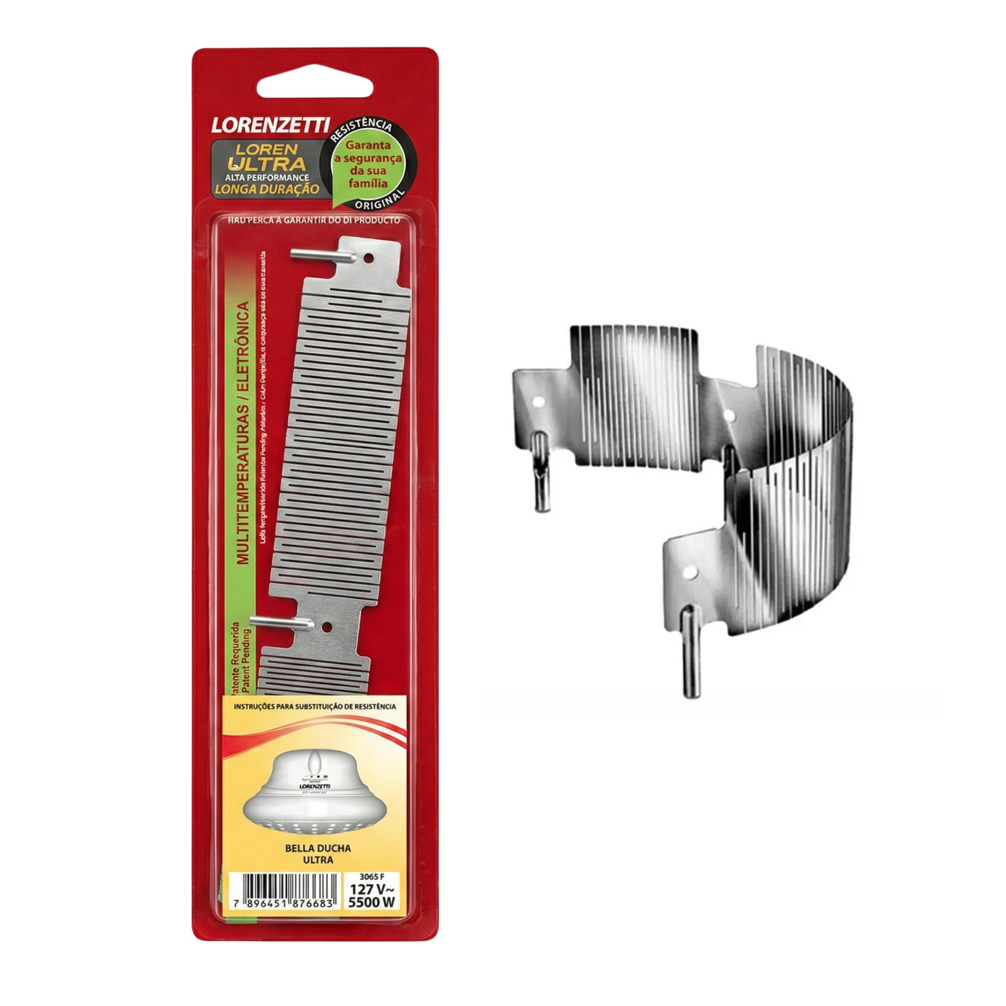 Resistência Original Lorenzetti Loren Ultra Ref. 3065 - Para Bella Ducha 4T Ultra