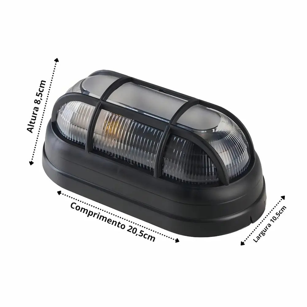 Tartaruga Soft Injetada E27 OPL – Preto ou Branco