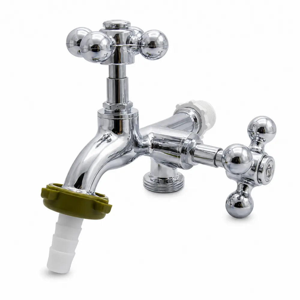 Torneira para Tanque e Máquina C33 Econômica Alfa 1/2 com Volante ABS Cod. 1131