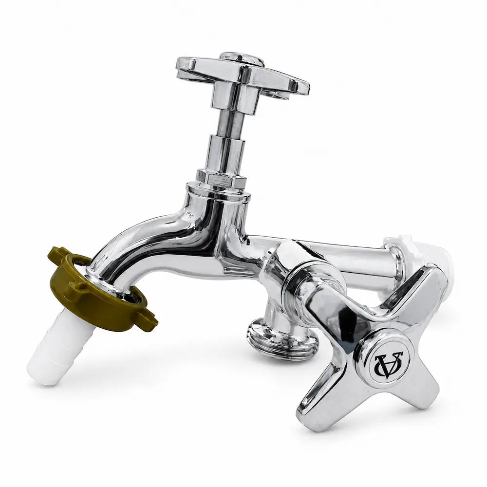 Torneira para Tanque e Máquina C23 Econômica Alfa 1/2 com Volante ABS Cod. 1131