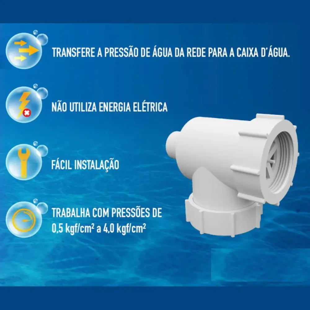 Válvula Transferidora de Pressão Aquapress Roco para Caixa d’Água Cód. 3216
