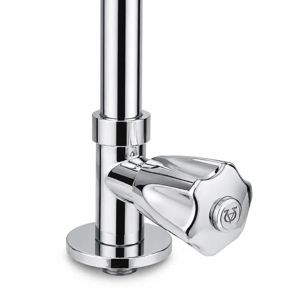 Torneira Bica Móvel para Lavatório Alfa Metal 5/8 Volante ABS C50 Cód. 1195