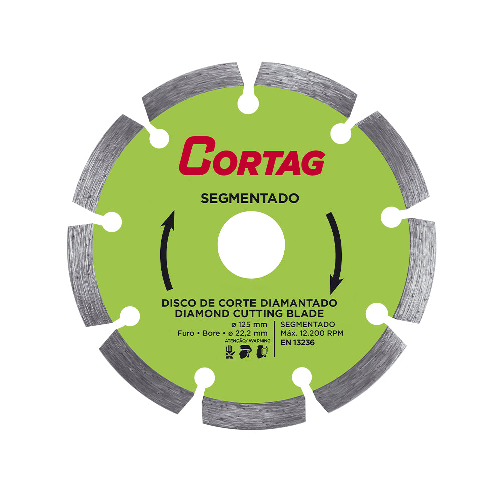 Disco de Corte Diamantado Segmentado 110 mm - CORTAG-60973