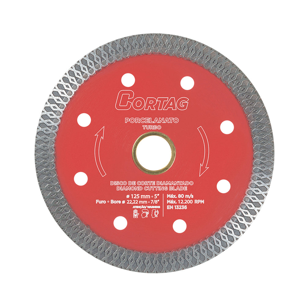 Disco Corte Diamantado Best Quality 110mm Turbo - Cortag