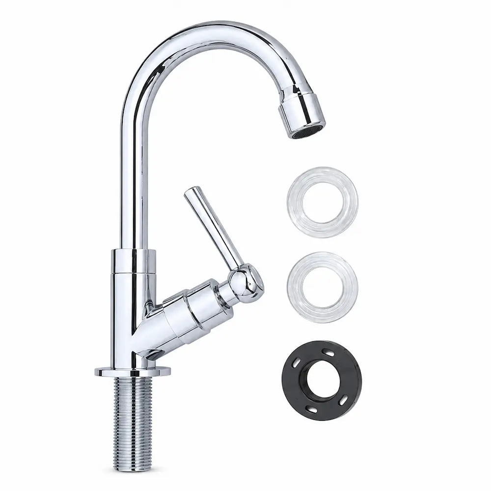 Torneira Bica Móvel para Lavatório Alfa de Mesa ABS Cromada 1/4 de Volta C61 Cód. 1195