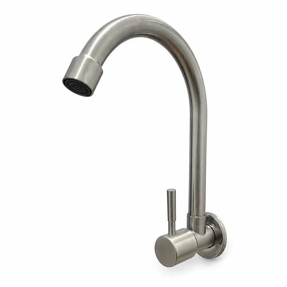 Torneira para Pia Inox de Mesa Escovada 1/4 de Volta Cód. 6603