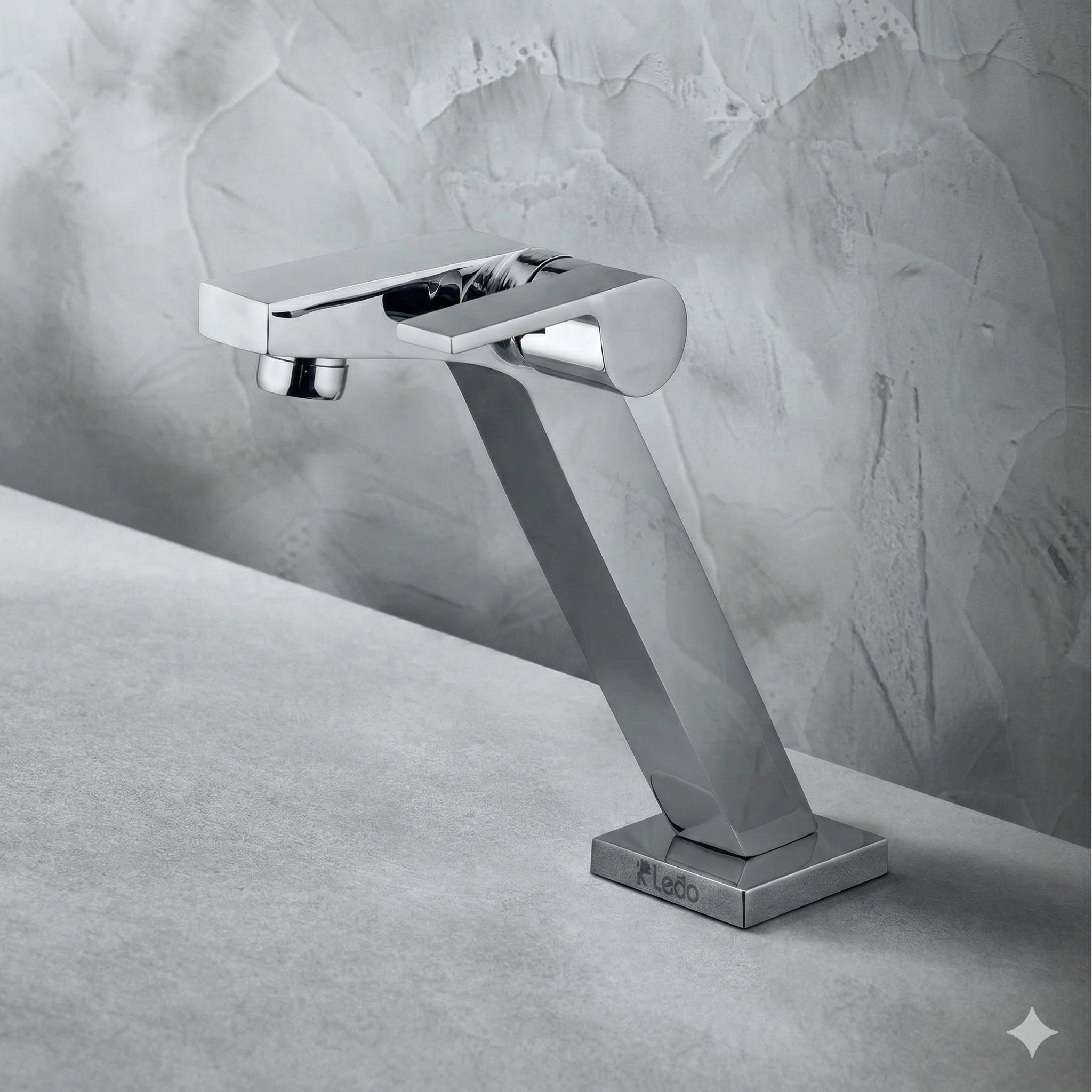 Torneira para Lavatório de Mesa Vogue 1/4 de Volta Cromada - Leão Metais