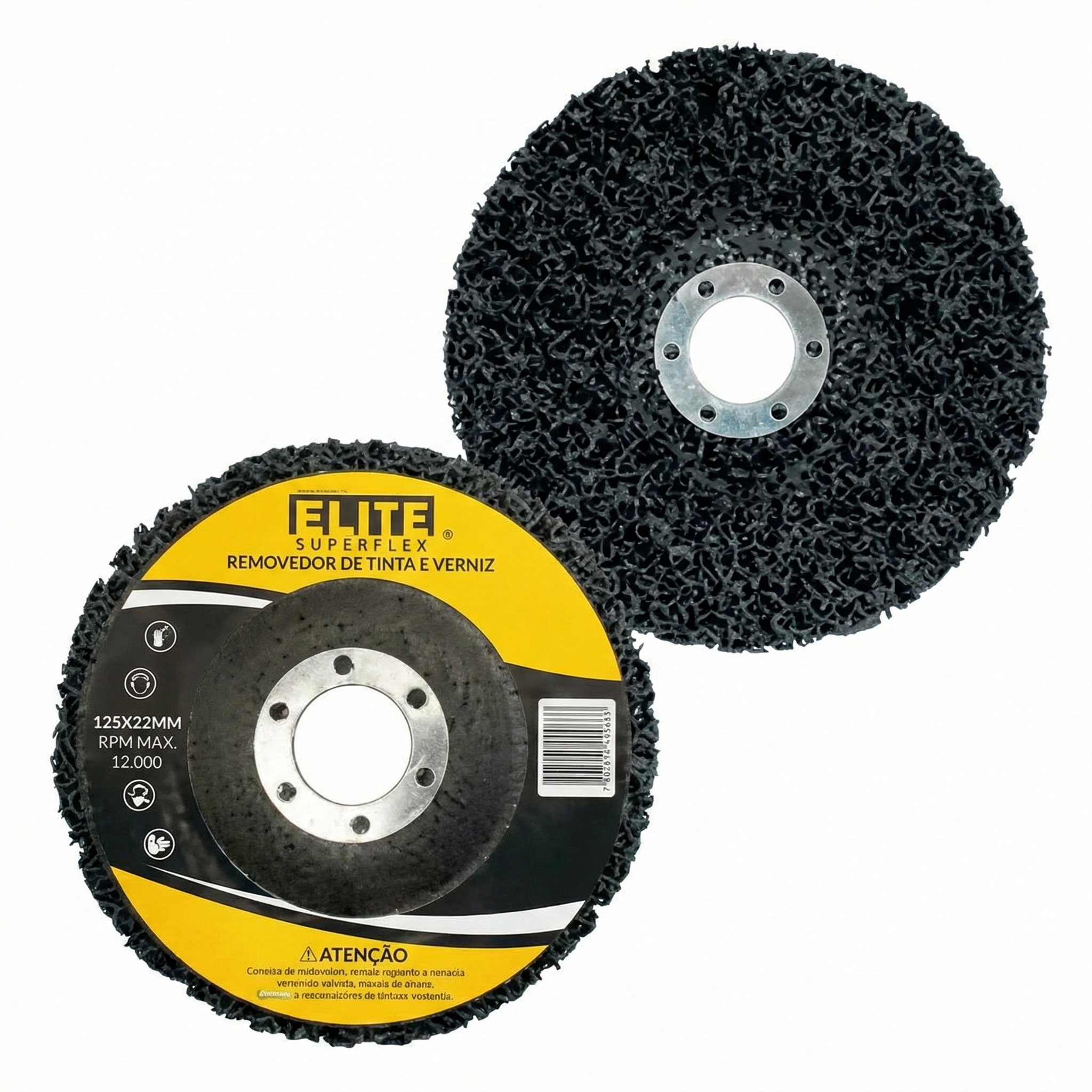 Kit 2 Disco Strip Removedor de Tinta Verniz Ferrugem 115mm Elite