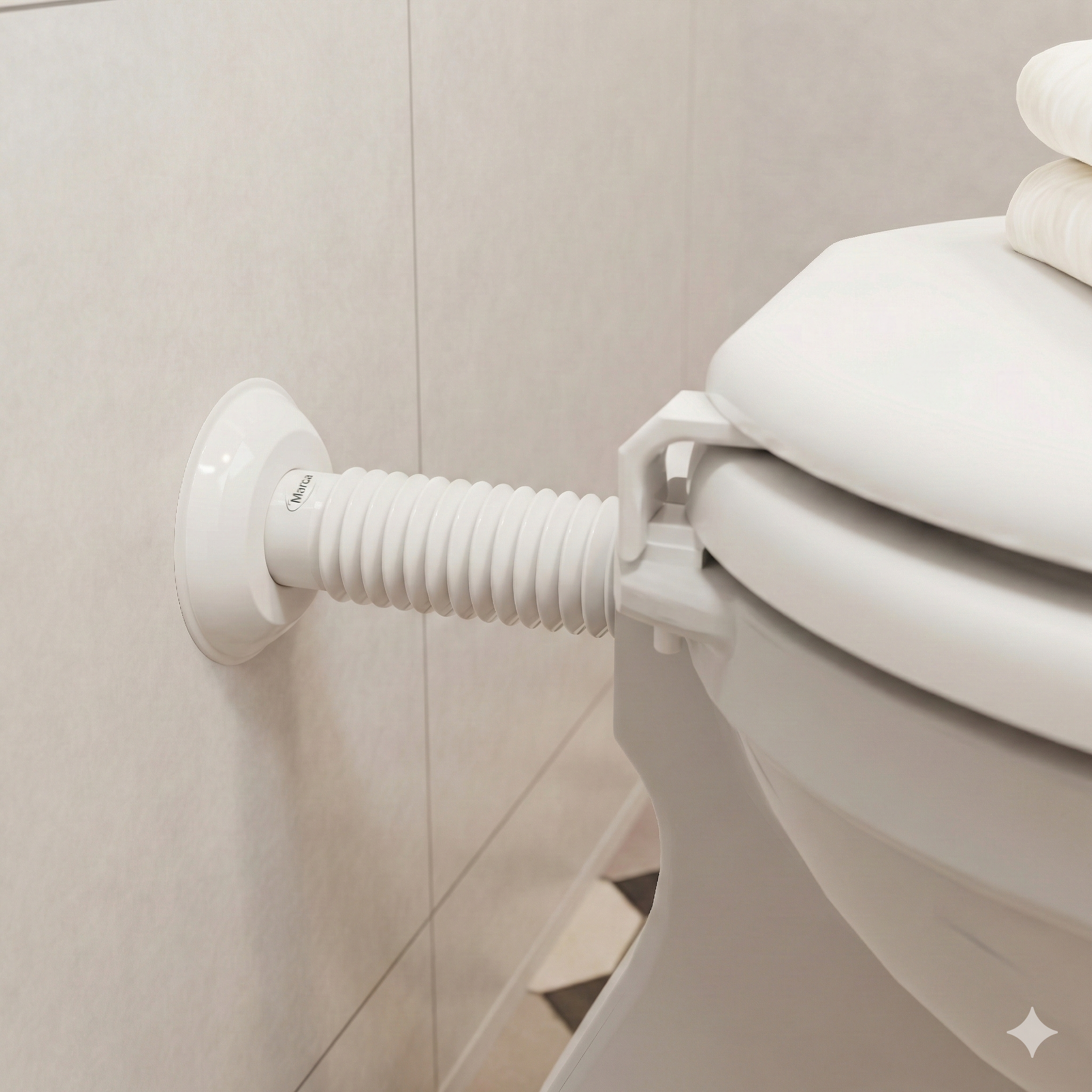 Tubo de Ligação Ajustável Sanfonado para Vaso Sanitário 26cm Blukit