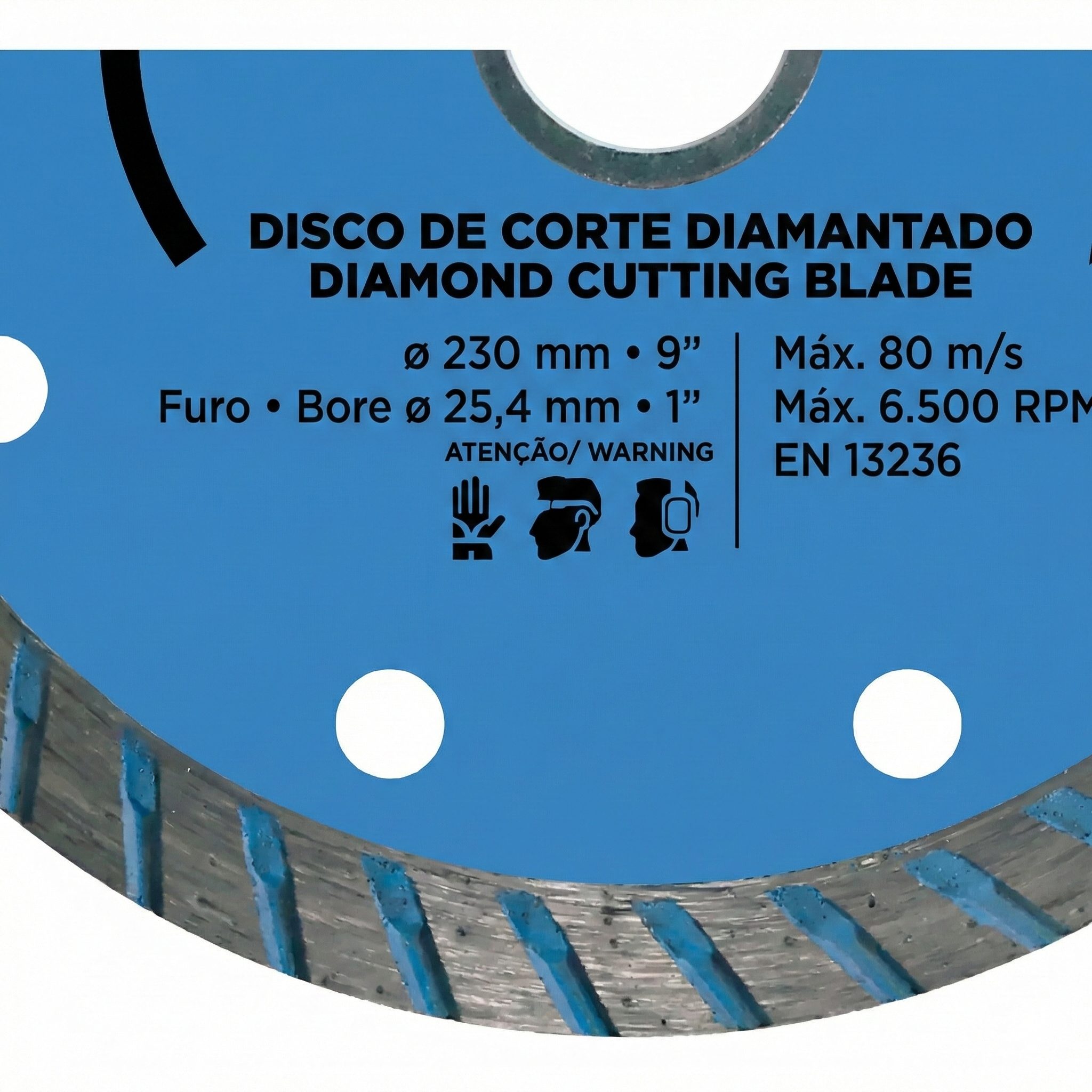 Disco Diamantado Turbo 230mm Cortag – Mármore, Granito e Pedras Decorativas