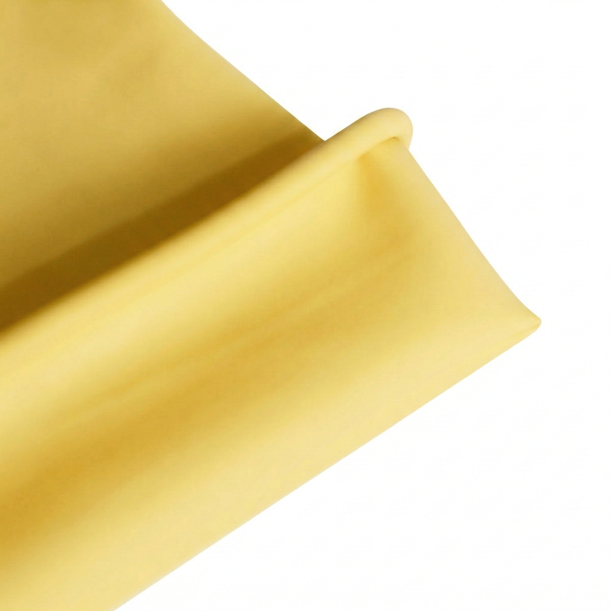 Luva de Látex Natural Sanro Top Amarela com Interior Flocado e Palma Antiderrapante