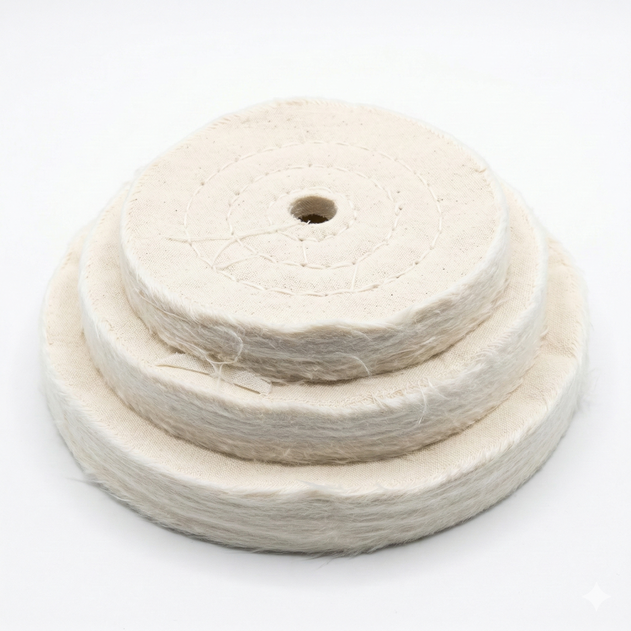 Kit Polimento Vonder 8 Peças com Rodas de Pano e Pastas - Adaptador 1/4" para Furadeira