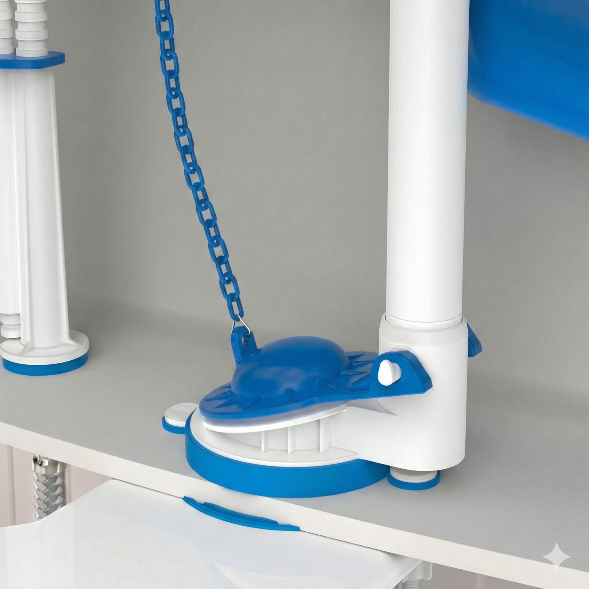 Obturador Universal para Caixa Acoplada com Anel de Silicone e Ajuste de Vazão Blukit