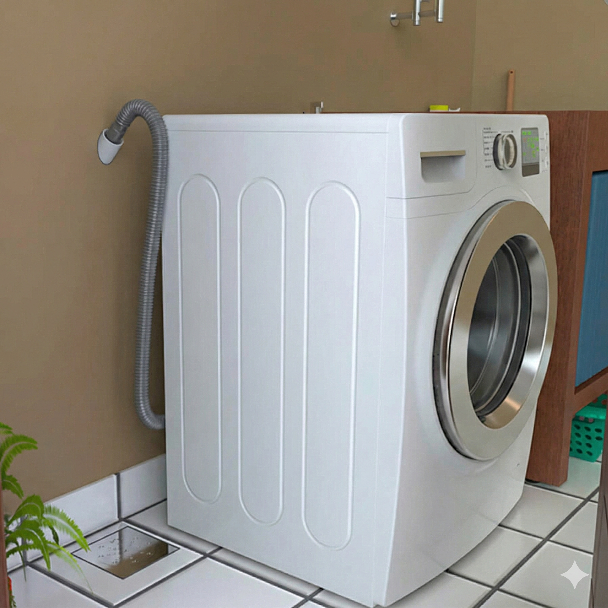 Mangueira de Saída de Água Extensiva para Máquina de Lavar 2,20m Blukit