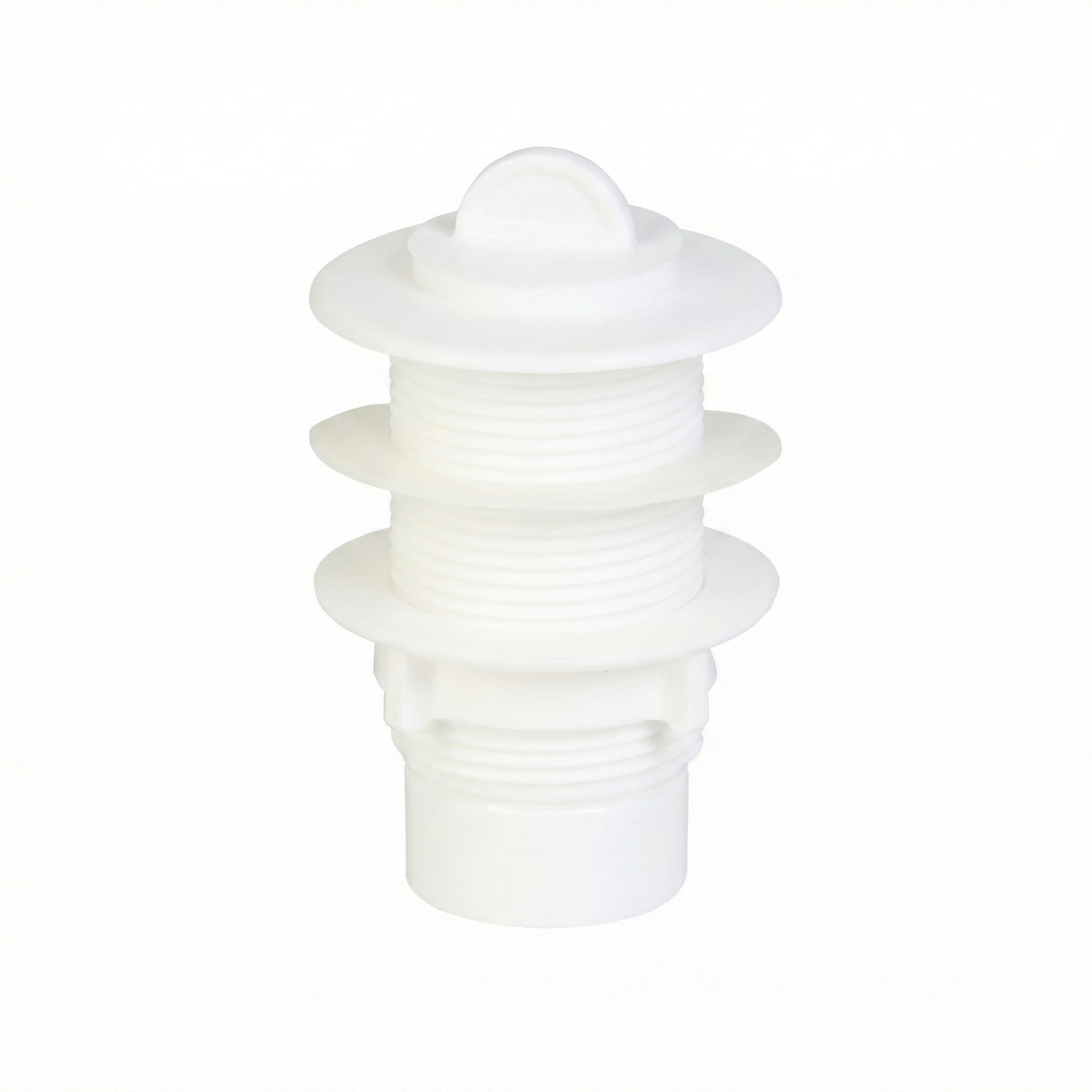 Válvula para Tanque PVC 1.1/2" Sem Ladrão Branca - Krona