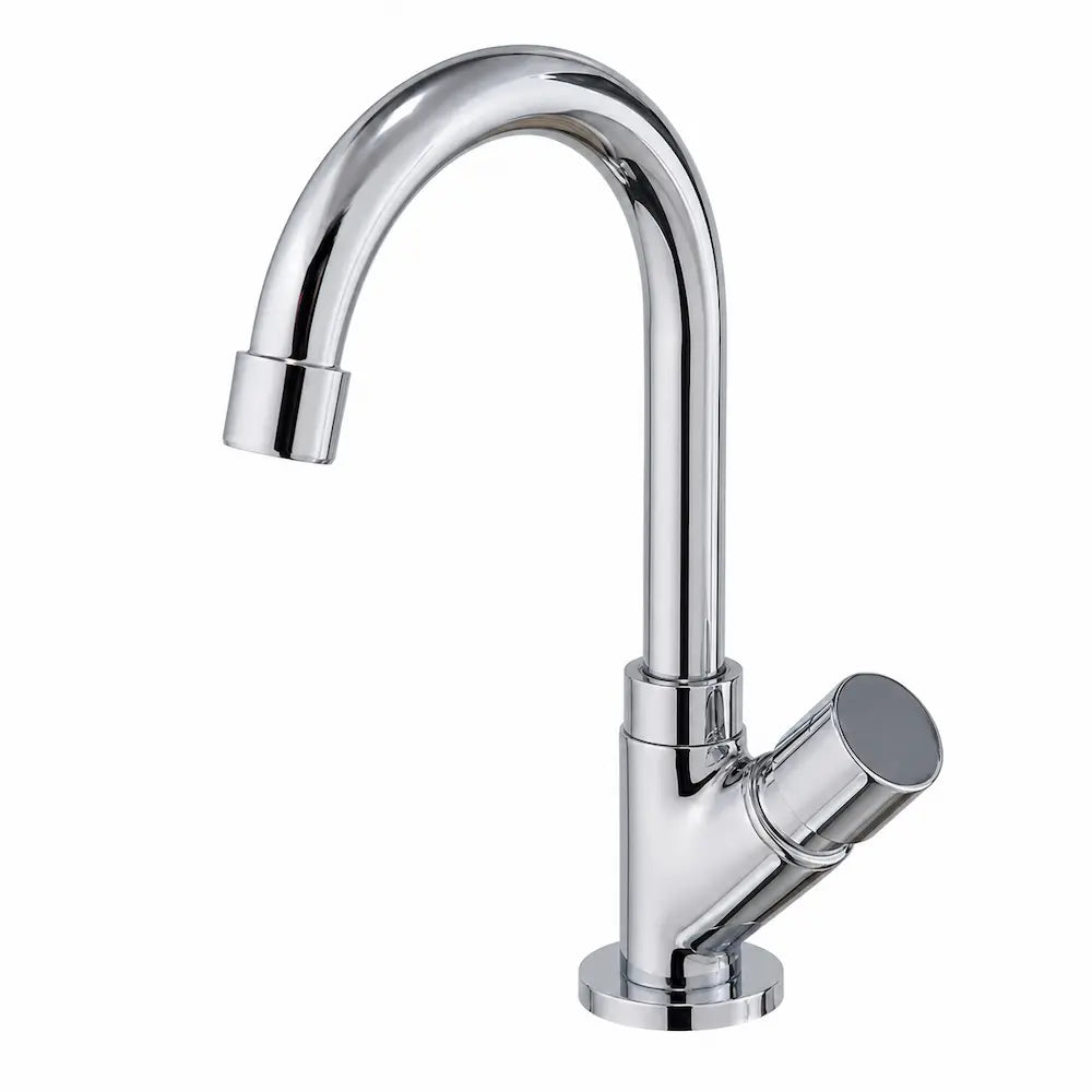 Torneira Bica Móvel para Lavatório Automática de Mesa Alfa Cromada Cód. 1196
