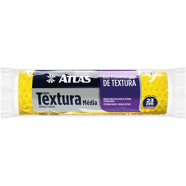 Rolo Textura Média 23cm - Atlas